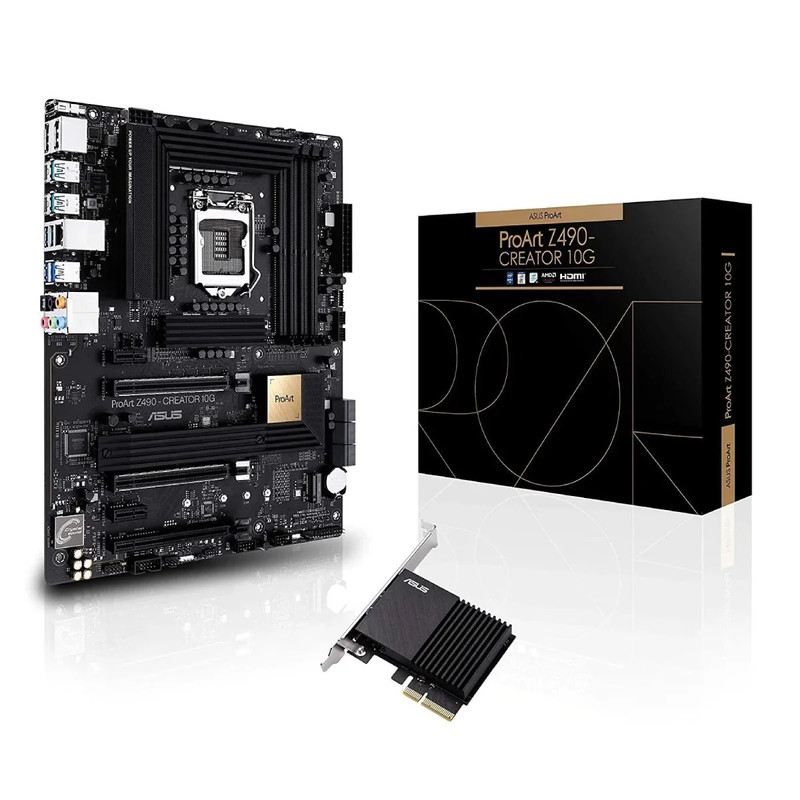 ASUS ProArt Z490-Creator 10G - DDR4 LGA 1200 Intel Motherboard - اللوحة الأم